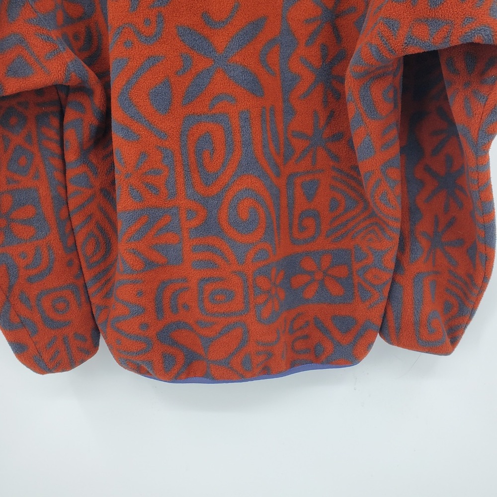 Vintage 1995 Patagonia Island Block Copper Synchilla Snap-T Fleece XL Canada 90s - Picture 13 of 15